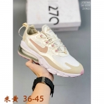 耐克Nike React Air Max 270 高桥盾网纱系列  机能半气垫跑步鞋公司级男女鞋 男女款