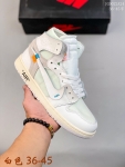 耐克 乔丹一代AJ1 白山联名 OFF-WHITE X AIR JORDAN 1 高帮 板鞋  男女款