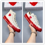 CDG x Converse 匡威联名川久保玲1970S红底情侣款帆布鞋 男女款