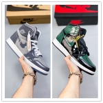 NIKE耐克 头层皮Air Jordan 1 Mid   AJ1乔一高帮休闲板鞋 男女款