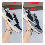 NIKE 耐克Travis Scott x Air Jordan 1 Low OG "Black/Phantom" 低帮   AJ1 乔丹1代 aj1 乔1 板鞋 男女款