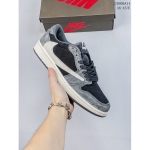 NIKE 耐克Travis Scott x Air Jordan 1 Low OG "Black/Phantom" 低帮   AJ1 乔丹1代 aj1 乔1 板鞋 男女款