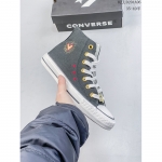 Converse 1970s 匡威春季新款 帆布鞋 爱心刺绣硫化鞋板鞋 女款