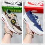 耐克Nike Air Max1  侧面在经典Air Max 1 跑步鞋 男女款