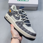 古奇GUCCI 耐克Nike 联名Air Force 1 Low 空军一号低帮休闲板鞋  男女款